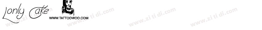 Lonly Cake字体转换